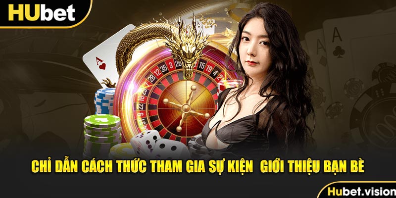 Chỉ dẫn cách thức tham gia sự kiện  giới thiệu bạn bè